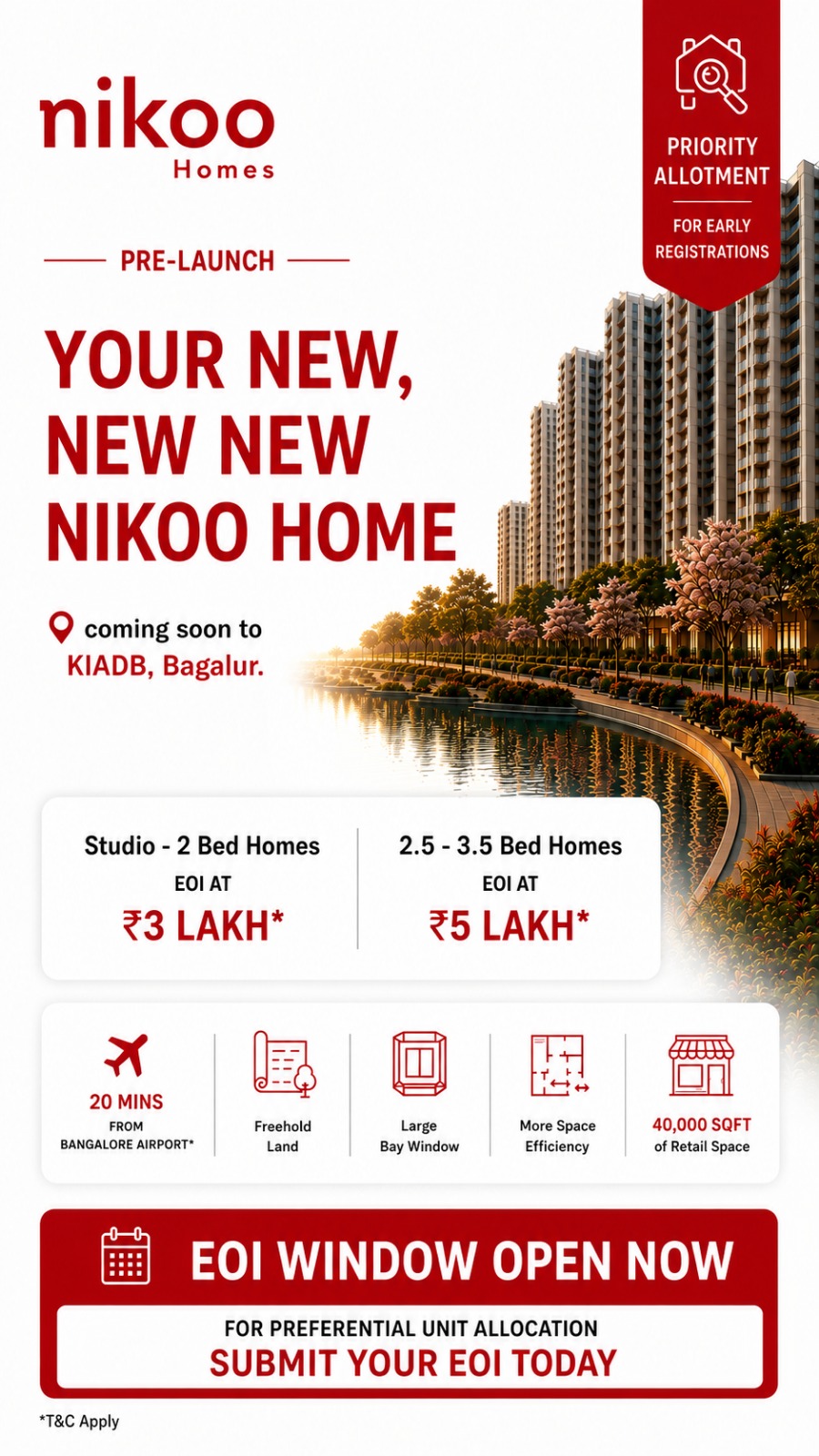 Nikoo Homes pre-launch