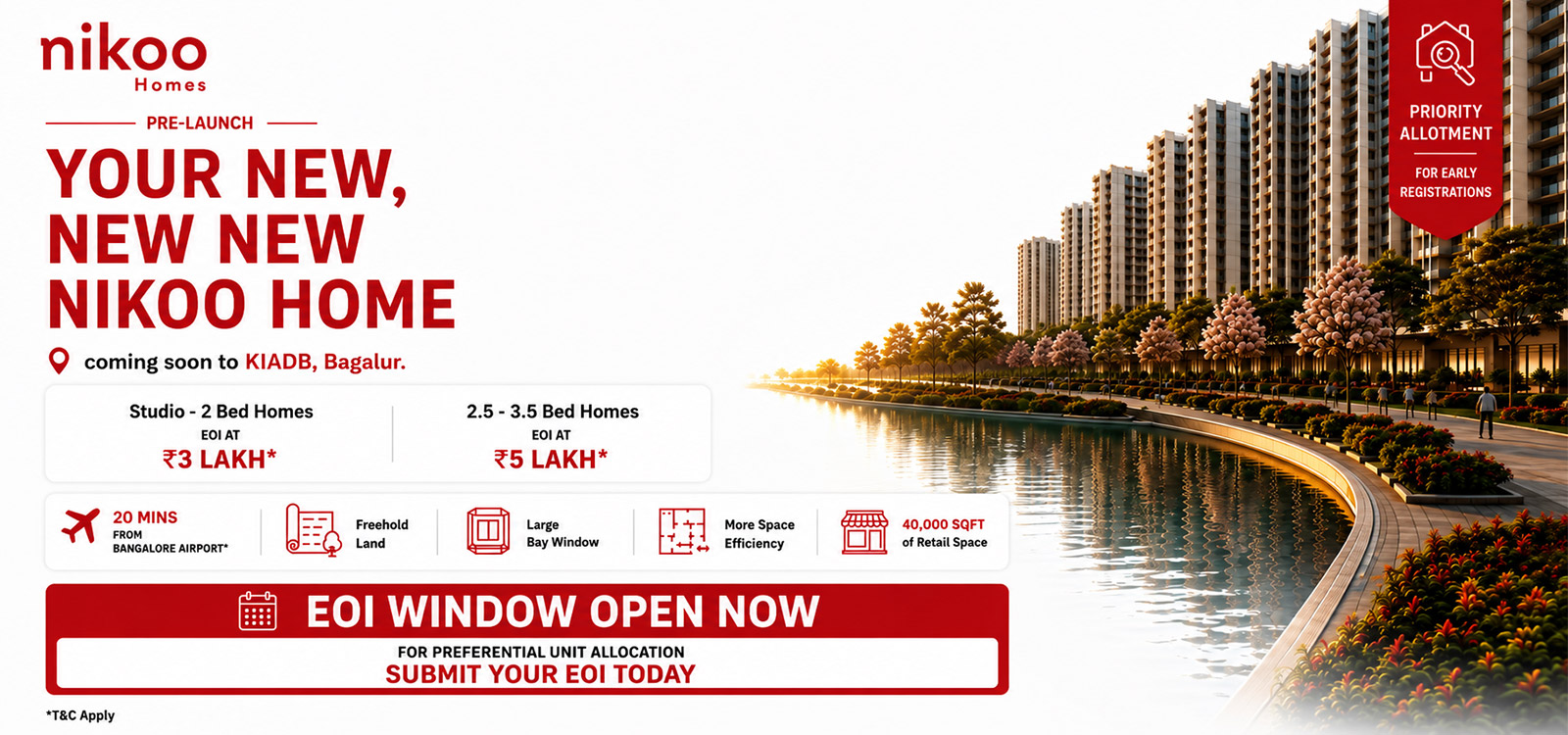 Nikoo Homes pre-launch